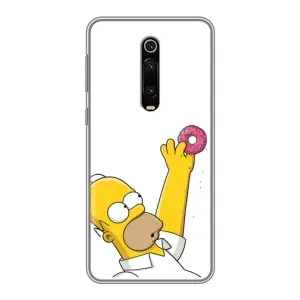 Чjхол з Сімпсонами для Xiaomi Mi 9T (VPrint) (Гомер з пончиком)