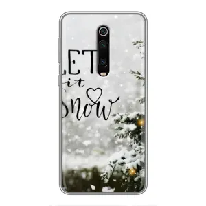 Новорічні, Святкові Чохли для Xiaomi Mi 9T - 2024 год (Let it snow)