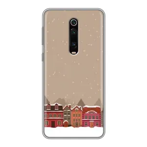 Новорічні, Святкові Чохли для Xiaomi Mi 9T - 2024 год (Зимове місто)