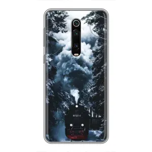 Новорічні, Святкові Чохли для Xiaomi Mi 9T - 2024 год (Зимовий потяг)