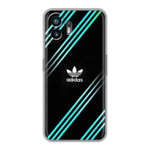 Чехлы Адидас для Xiaomi Turbo 4 (AlphaPrint) (Адидас с полосами)