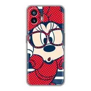 Эксклюзивный чехол для Xiaomi Turbo 4 (AlphaPrint - Мультяшные) (Маус в очках)