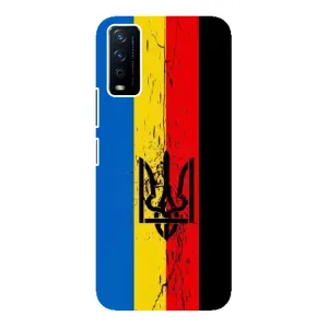 Украинские Чехлы для ViVO Y12s с картинкой УПА (AlphaPrint) (Прапор УПА)