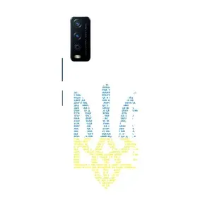 Чохли для ViVO Y12s Укр. Символіка (AlphaPrint) (Герб з букв)