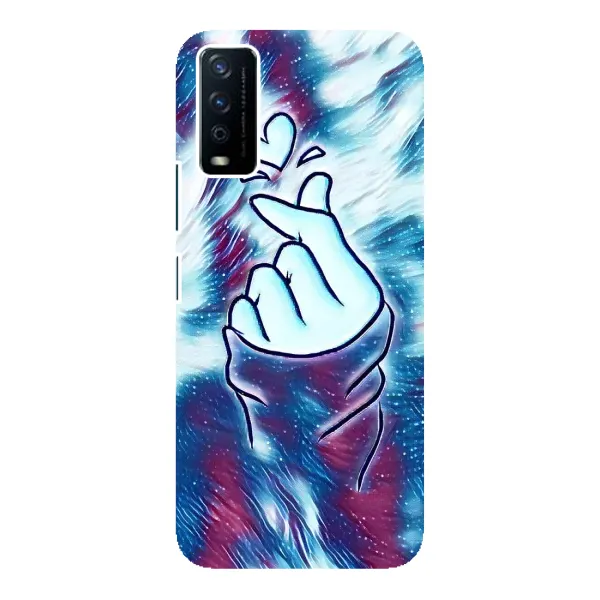 Чохол з принтом «Радужне серце» для Vivo Y12s