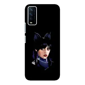 Чохли Венсдей на ViVO Y12s Уенсдей (AlphaPrint) (серйозна Венздей)