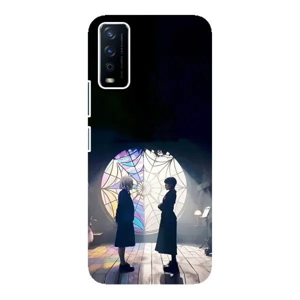 Чохол з принтом «Венздей та Інід» для Vivo Y12s Чохол з принтом «Венздей та Інід» для Vivo Y12s