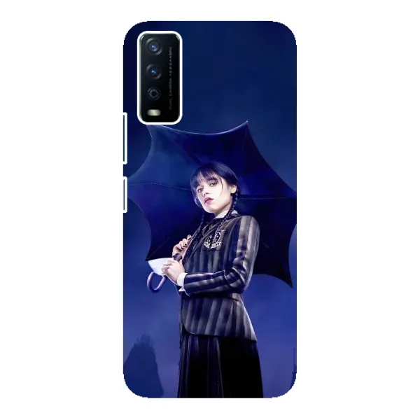Чохол з принтом «Венздей з парасолькою» для Vivo Y12s Чохол з принтом «Венздей з парасолькою» для Vivo Y12s