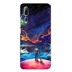 Космічні Чохли для Аксон 10 Про (VPrint) (Вид Галактики)