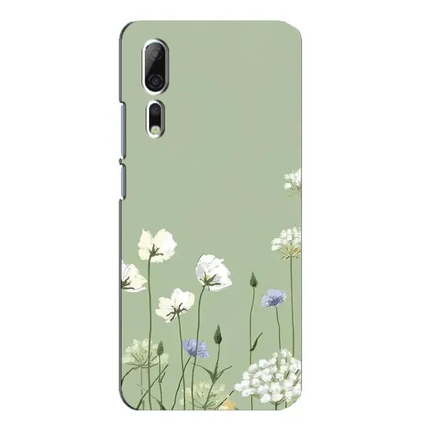 Чехол с принтом «Цветы на зеленом» для ZTE Axon 10 Pro Чехол с принтом «Цветы на зеленом» для ZTE Axon 10 Pro