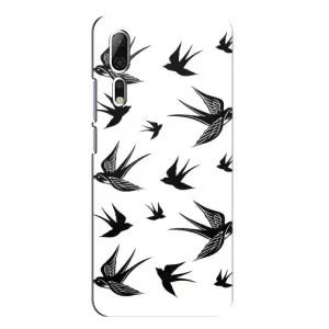 Чохол з пташками на ZTE Axon 10 Pro (VPrint) (Ластівки)