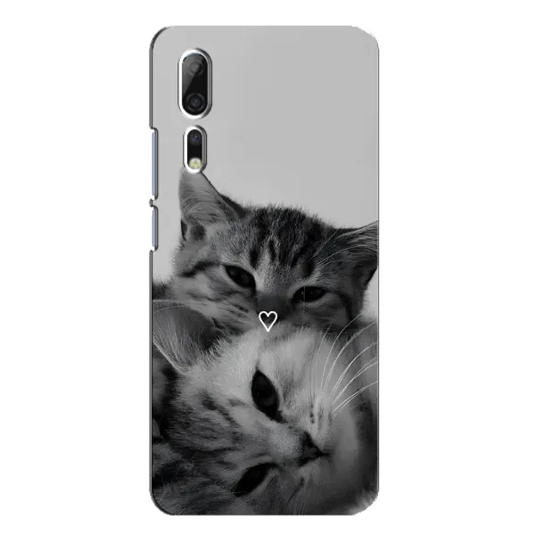 Чехол с принтом «Пара котов» для ZTE Axon 10 Pro