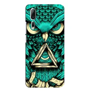 Чохол з пташками на ZTE Axon 10 Pro (VPrint) (Сова з оком)