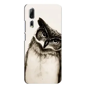 Чохол з пташками на ZTE Axon 10 Pro (VPrint) (Сова)