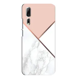 Мраморный чехол на ZTE Axon 10 Pro (VPrint) (Тройной мрамор)
