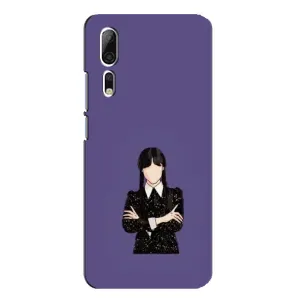 Чохли Венсдей на ZTE Axon 10 Pro Уенсдей (AlphaPrint) (Венздей у чорному)