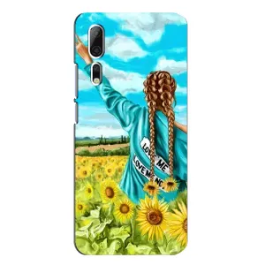 Чохол для Патріота України ZTE Axon 10 Pro - (AlphaPrint) (Україночка)