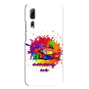 Чохли Амонг Ас для ZTE Axon 10 Pro (AlphaPrint) (Яскравий АмонгАс)