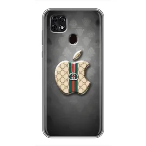 Чехол с принтом «Apple gucci» для ZTE Blade 20 Smart