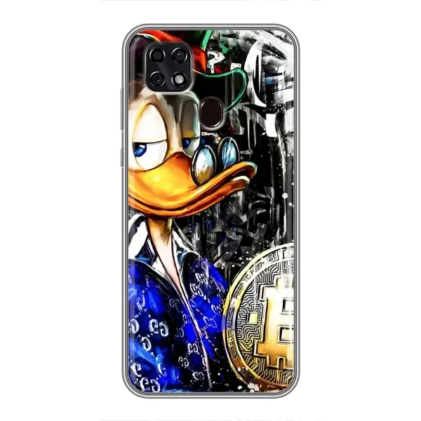 Чехол с принтом «Биткойн Скрудж» для ZTE Blade 20 Smart