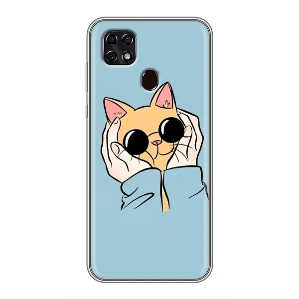 Чехол с принтом «Котик в очках» для ZTE Blade 20 Smart Чехол с принтом «Котик в очках» для ZTE Blade 20 Smart