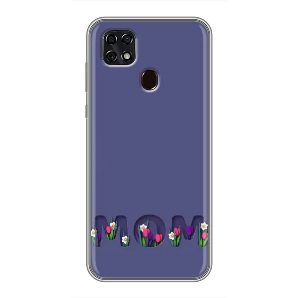 Чехол с принтом «Мама в цветах» для ZTE Blade 20 Smart