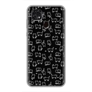 Чохол з принтом для ZTE Blade 20 Smart (AlphaPrint) Модні коти (Маленькі котики)
