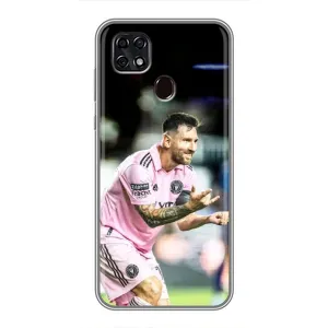 Чохли для ZTE Blade 20 Smart . українською мовою з українськими буквами та цифрами:
ZTE Blade 20 Смарт - Лео Мессі Маямі (Мессі паук)