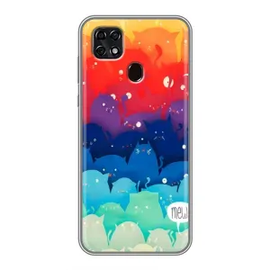 Чохол на ZTE Blade 20 Smart . українською мовою з українськими буквами та цифрами:
ZTE Blade 20 Смарт з Котиками (VPrint) (Mew)