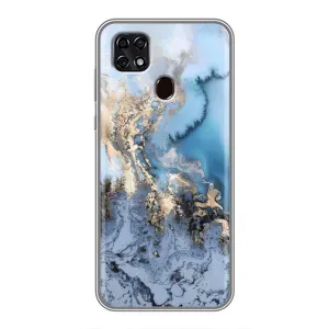 Мраморний чехол на ZTE Blade 20 Smart (VPrint) (Ніжний мрамор)