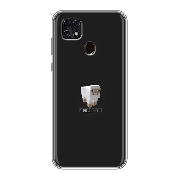 Чехол с принтом «Овечка Майнкрафт» для ZTE Blade 20 Smart