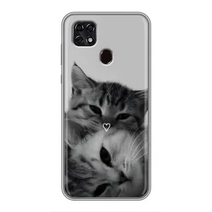 Чохол з малюнком кіт на ZTE Blade 20 Smart (Пара котів)