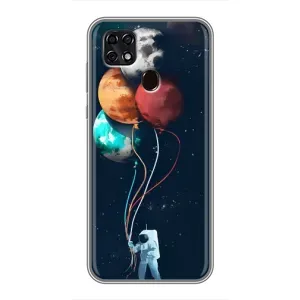 Космічні Чохли для ZTE Blade 20 Smart (VPrint) (Планети кульки)