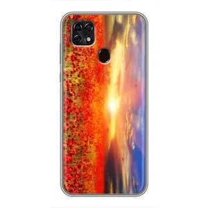 Чехол с принтом «Поле тюльпанов» для ZTE Blade 20 Smart