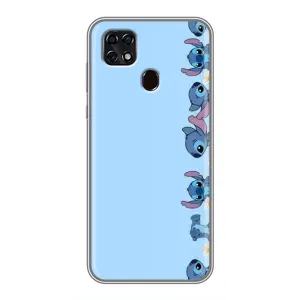 Чохол з принтом Стіч на ZTE Blade 20 Smart (Стіч фон)