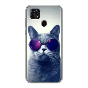 Чохол з принтом для ZTE Blade 20 Smart (AlphaPrint) Модні коти (Стильний кіт)