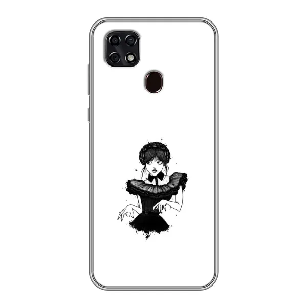 Чохол з принтом «танець Венздей» для ZTE Blade 20 Smart