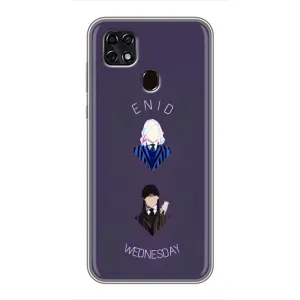 Чохли Венсдей на ZTE Blade 20 Smart Уенсдей (AlphaPrint) (Венздей і подруга)