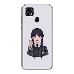 Чохли Венсдей на ZTE Blade 20 Smart Уенсдей (AlphaPrint) (Венздей і Річ)