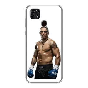 Чехол с принтом «Усик на белом» для ZTE Blade 20 Smart