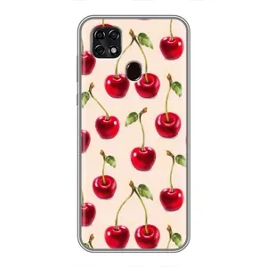 Чехол с принтом «Вишня» для ZTE Blade 20 Smart