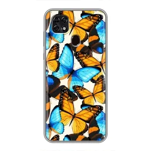 Чохол з принтом «Яскраві метелики» для ZTE Blade 20 Smart