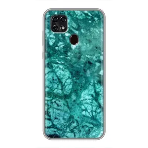 Мраморний чехол на ZTE Blade 20 Smart (VPrint) (Зелений мрамор)