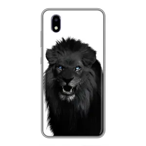 Чохли з картинкою животних ZTE Blade A3 (2020) (Чорний ЛЕВ)