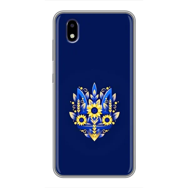 Чехол с принтом «Цветочный Герб» для ZTE Blade A3 (2020)