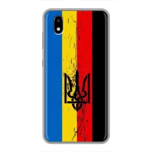 Украинские Чехлы для ZTE Blade A3 (2020) с картинкой УПА (AlphaPrint) (Флаг УПА)