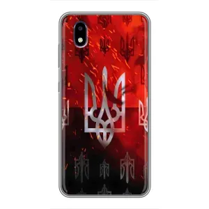 Украинские Чехлы для ZTE Blade A3 (2020) с картинкой УПА (AlphaPrint) (ГЕРБ УПА)