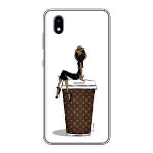 Чохли Луі Вітон для ZTE Blade A3 (2020) (AlphaPrint - LOUIS VUITTON) (кава LOUIS VUITTON)