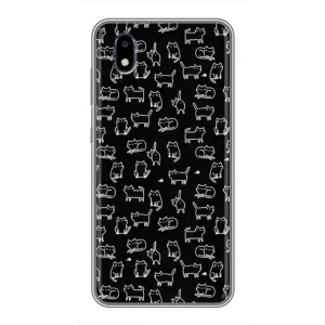 Чохол з принтом для ZTE Blade A3 (2020) (AlphaPrint) Модні коти (Маленькі котики)