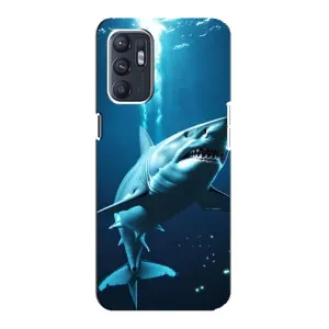 Чехол с картинкой «Хищники» для ZTE Blade A31 Plus (Акула под водой)